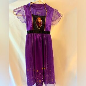 Disney Frozen II Anna Dress/Nightgown Sz 6